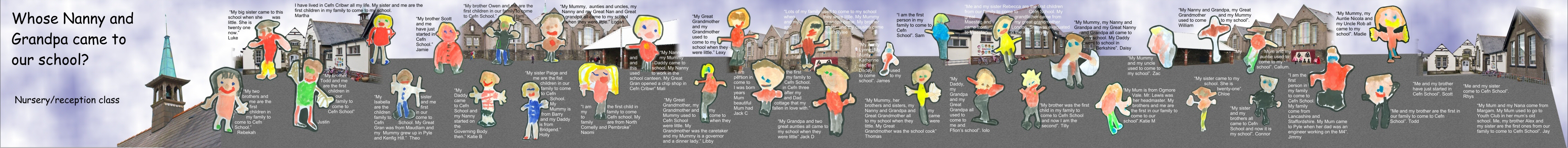 Whose Nanny and Grandpa came to our school.